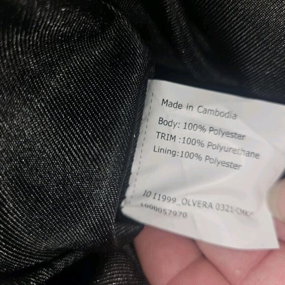 THE SAK Olvera Steal Blue Canvas Crossbody Bag Gray Blue Multi Pocket - Picture 14 of 16